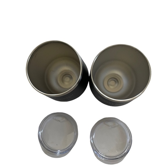 Robert Mondavi Aged in Bourbon Barrels Hot Cold Travel Mugs Set of Two Cups - Picture 5 of 5